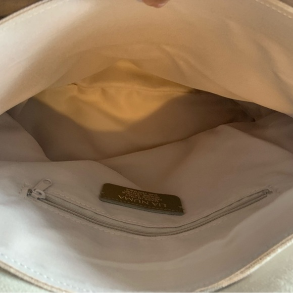 LIA NUMA Structured Italian Leather Crossbody Shoulder Bag - Picture 6 of 12